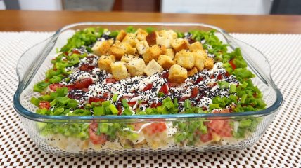 Салат "Курочка под кайфом" (видео)