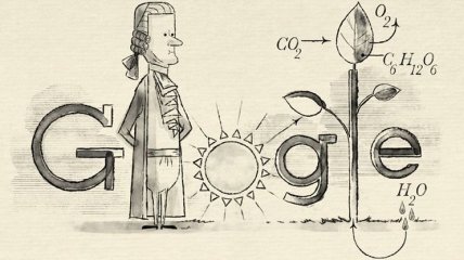 Google отметил "дудлом" 287 лет со дня рождения Яна Ингенхауза