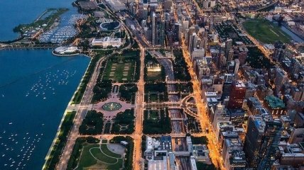 Красочные места Чикаго с высоты птичьего полета (Фото)