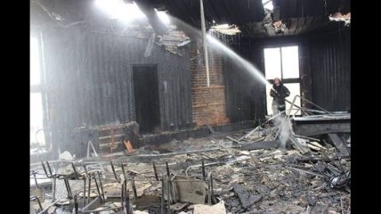 На Киевщине выяснили причины возгорания поста ГАИ