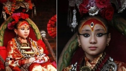 Священны до первой капли крови: как складываются судьбы земных богинь Непала (Фото) 