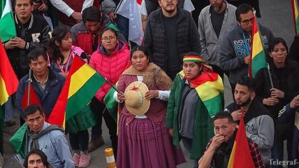 Протесты в Боливии: митингующие требуют перевыборов (Фото)