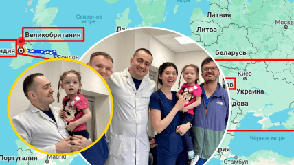 Девочка из Ирландии прооперирована в Украине