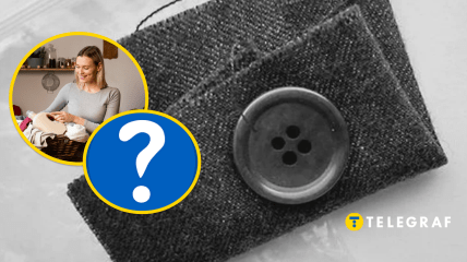 Женщина со стиркой и кусочек ткани