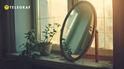 Краще не ставити дзеркало біля вікна (зображення створено за допомогою ШІ)