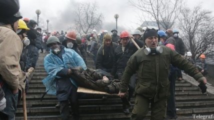 Число жертв столкновений в Киеве выросло до 75 человек