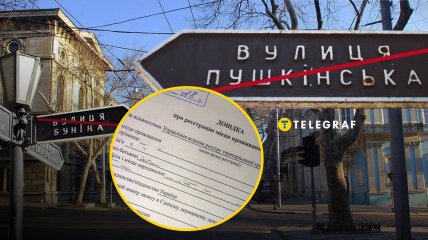 Переименование улиц в Украине