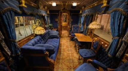 Роскошный поезд королевы Великобритании Виктории (Фото)