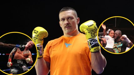 Олександр Усик та Деонтей Вайлдер