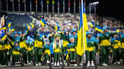 Збірна України на відкритті Паралімпіади-2024 у Парижі