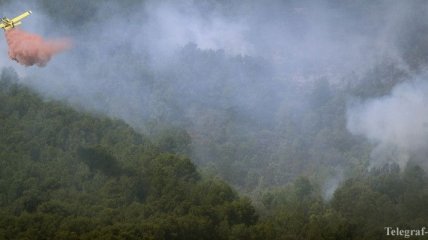 Лесной пожар в Канаде быстро набирает силу