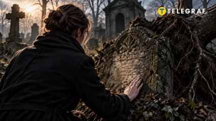 Знайшла втрачений напис на могилі — Жінка викорчувала дерево та розкрила таємницю старого поховання