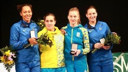 Украинские шпажистки завоевали золото на этапе Кубка мира в Китае