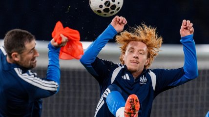 Тренировка сборной Украины