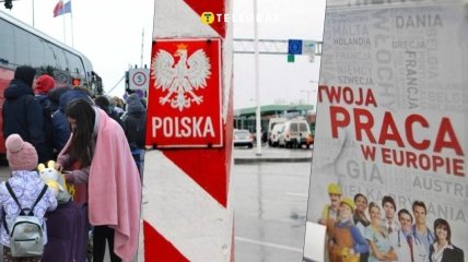 Несмотря на сложные условия, в которых оказались украинцы, они находят свое место под солнцем и в Польше. Фотоколлаж "Телеграфа".