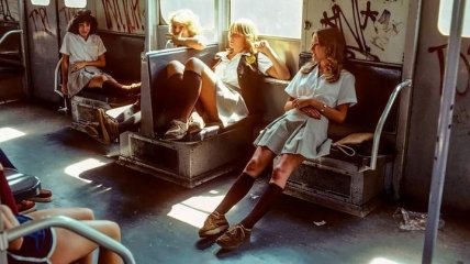 "Ад на колесах": потрясающие снимки нью-йоркского метро 80-х годов (Фото)