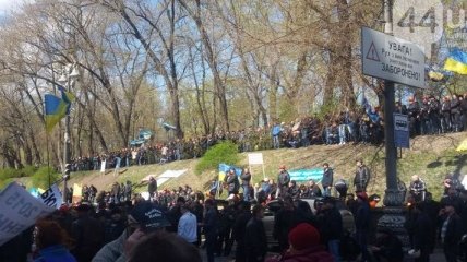Протестующие шахтеры разблокировали Крещатик