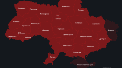 Все области и города Украины услышали сигнал сирены