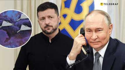 Владимир Зеленский и лидер России