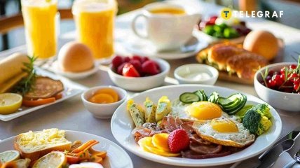 Сніданок- найважливіший прийом їжі  (зображення створено за допомогою ШІ)