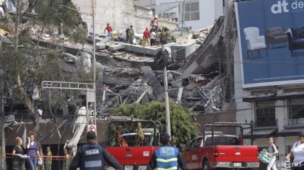 Разрушительное землетрясение в Мексике