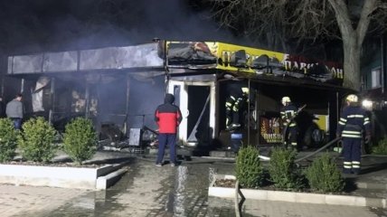 В Днепропетровской области огнем уничтожено закусочную