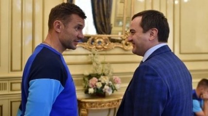 Президент УЕФА Чеферин в Одессе познакомился с Шевченко