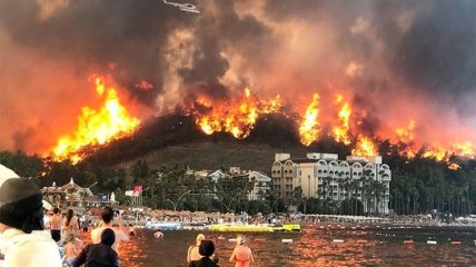 Пожар в Турции