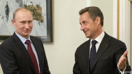 Путин и Саркози пообщались на "ты"