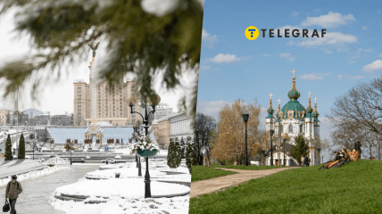 Погода в столице Украины