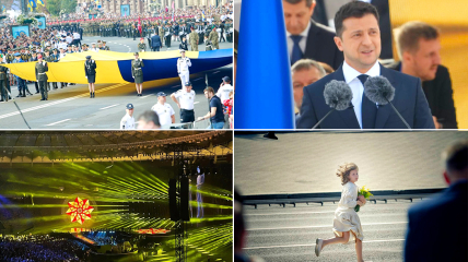 30-й День независимости Украины ознаменовался мощным парадом, трогательной речью президента, фильмом и праздничным концертом на стадионе