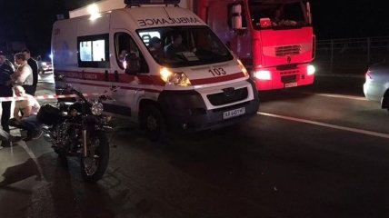 В Киеве расстреляли мотоциклиста из авто