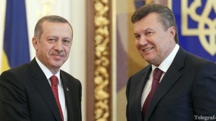 Янукович поздравил Премьер-министра Турции с днем ​​рождения