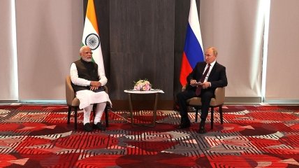 Зустріч володимира путіна з прем’єр-міністром Індії Нарендрою Моді