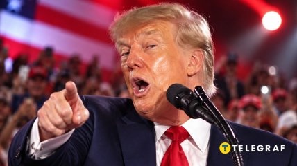 Внешность Дональда Трампа на выступлении привлекла внимание зрителей