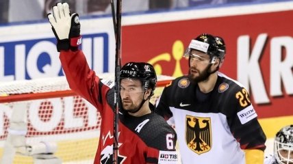 Канада разгромила Германию на ЧМ по хоккею