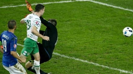 Результат матча Италия - Ирландия 0:1 на Евро-2016