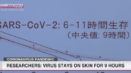 Коронавирус сохраняется на коже до 9 часов, - японские ученые