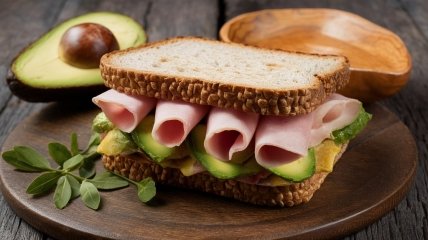 Цей сендвіч стане чудовим варіантом перекусу  (зображення створено за допомогою ШІ)
