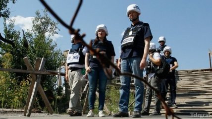 ОБСЕ заметили, что оккупанты уже наносят надпись "СЦКК"  и на транспорт