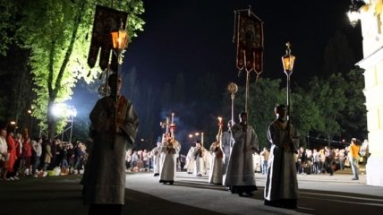 В Киеве прошли Пасхальные богослужения