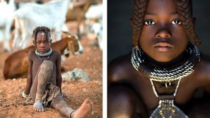 Жизнь намибийских племен в Африке (Фото)