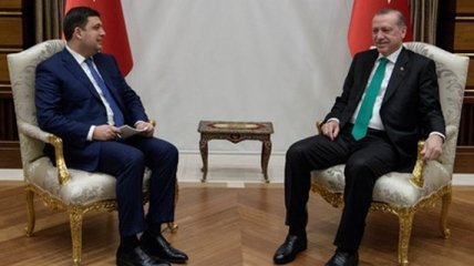 Гройсман и Эрдоган договорились о реализации ряда экономических проектов
