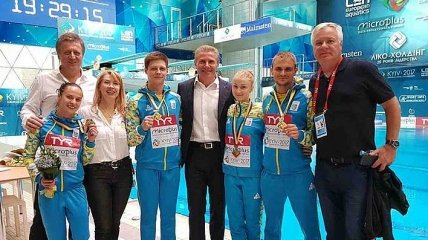 Украина выиграла третье золото на домашнем ЧЕ по прыжкам в воду