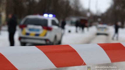 Полиция работает на месте