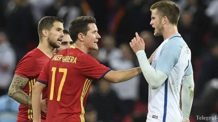 Голевой триллер в матче Англия - Испания (Фото)