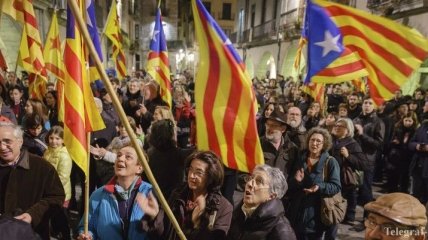В Барселоне массовые протесты после задержания каталонских чиновников