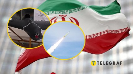 Флаг Ирана, "шахед", ракета