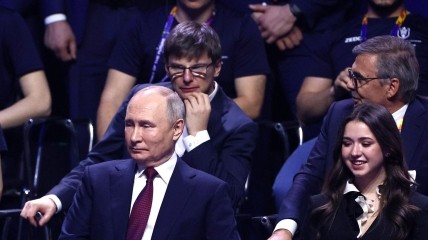 Владимир Путин и Камила Валиева