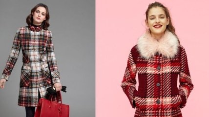 Мода 2018: стильные пальто в клетку для настоящих модниц (Фото)
